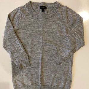 J. Crew, Grey crewneck, lightweight sweater